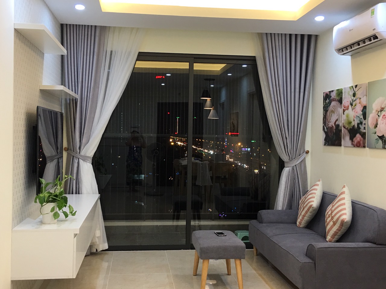 Brand new two bedroom apartment rental in C1 Vinhomes D'Capital Tran Duy Hung, Cau Giay