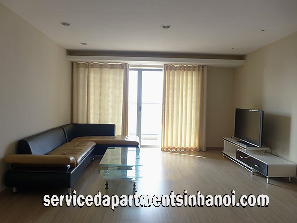 Budget Price Three Bedroom Apartment for rent in Sky City Tower, Dong Da distr