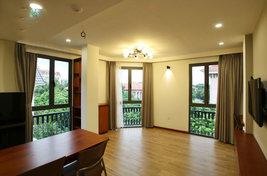 Full of Light 1 BR Apartment Rental in Tran Phu Area, Ba Dinh