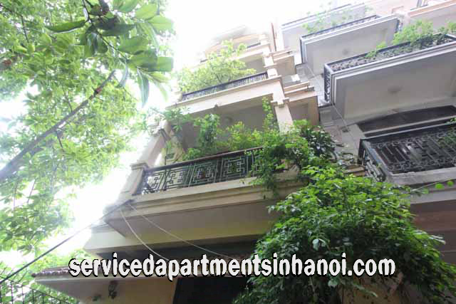 Fully furnished Five bedroom House for rent in Doi Can str, Ba Dinh distr