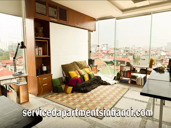 Great View Modern Penthouse Apartment Rental in Dong Da, Hanoi
