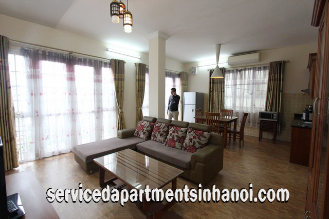 Lake View Spacious One Bedroom Apartment Rental in Tu Hoa street, Tay Ho district