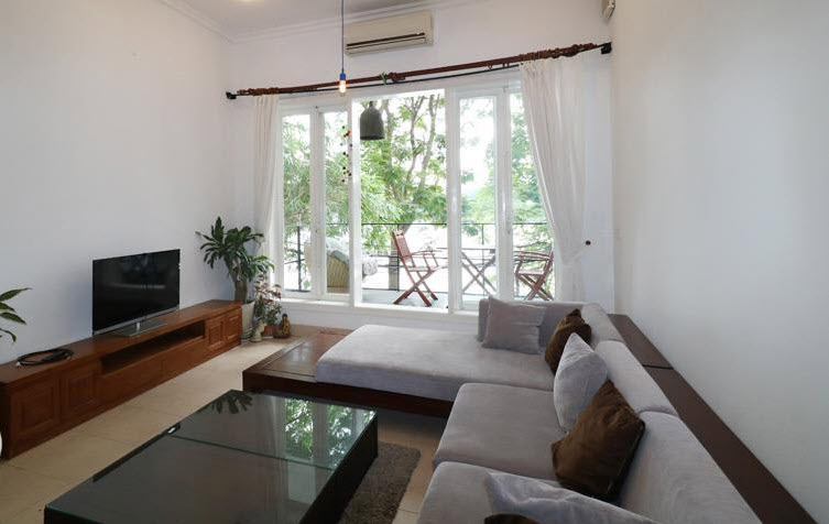 Lake View & Big Balcony Spacious Modern Apartment for rent in Truc Bach, Ba Dinh
