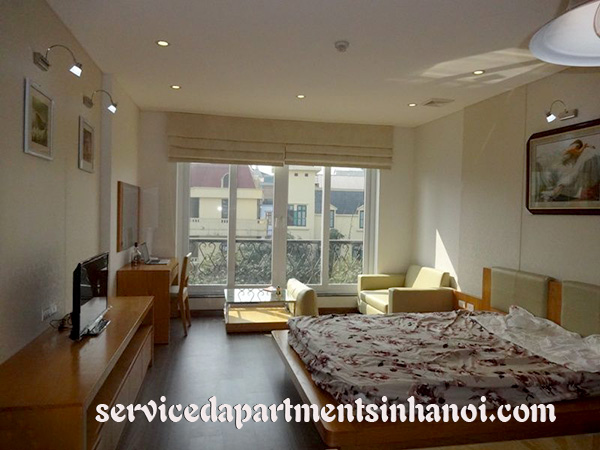 Luxury studio apartment for rent near Lieu Giai street