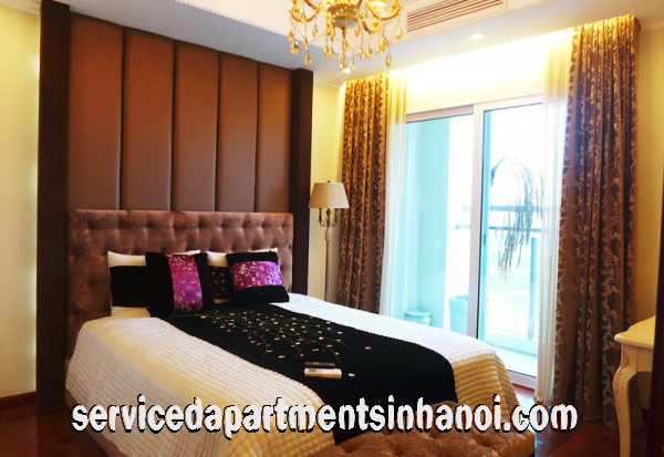  Three bedroom apartment for rent in Ciputra area, Tay Ho, Classical style Furniture