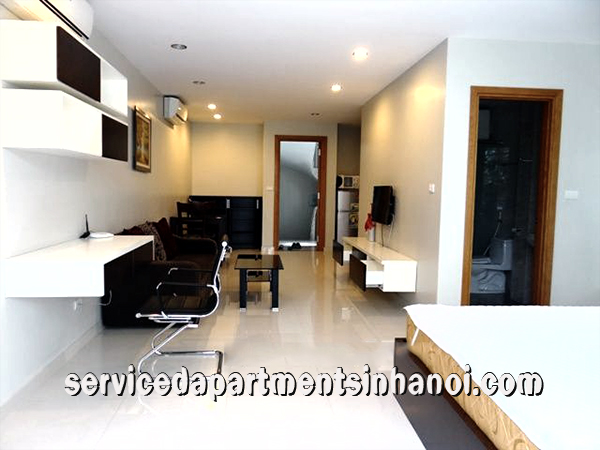 Truc Bach lake view one bedroom apartment rental in Ba dinh