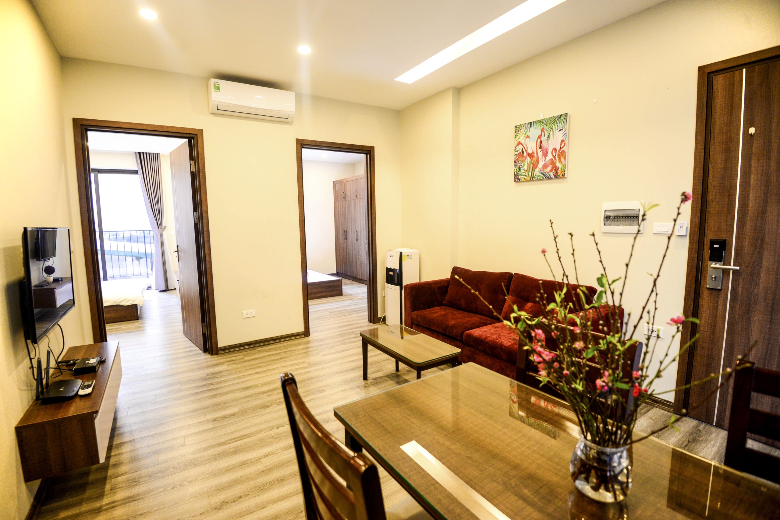 Fully furnished 2 BR Apartment for rent in Nhat Chieu street, Tay Ho with Reasonable Price