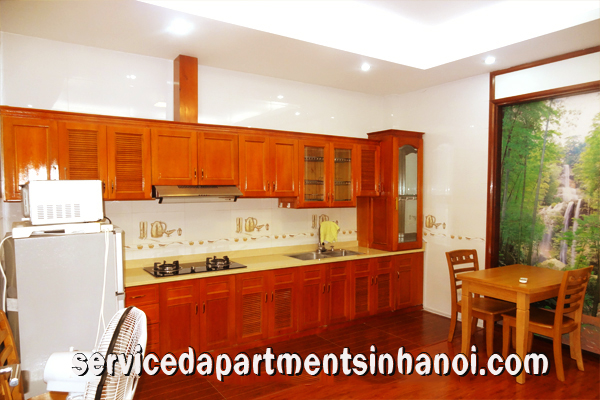 Bright and Clean apartment leasing in Van Bao str, Ba Dinh
