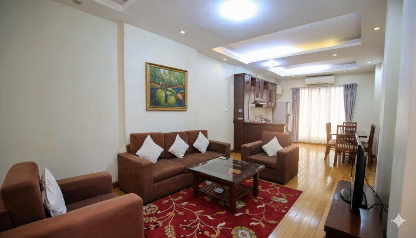 *Affordable Spacious Serviced Apartment for rent near Pacific Place, Hoan Kiem*