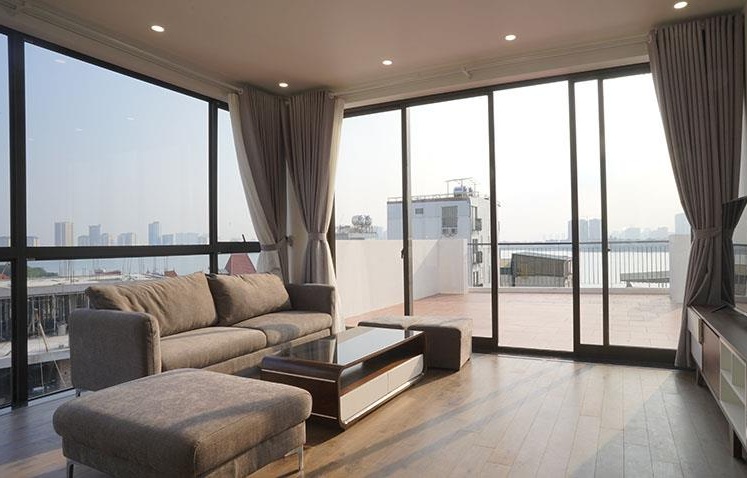 Amazing 2 bedroom apartment with lake view and big terrace in Tay Ho