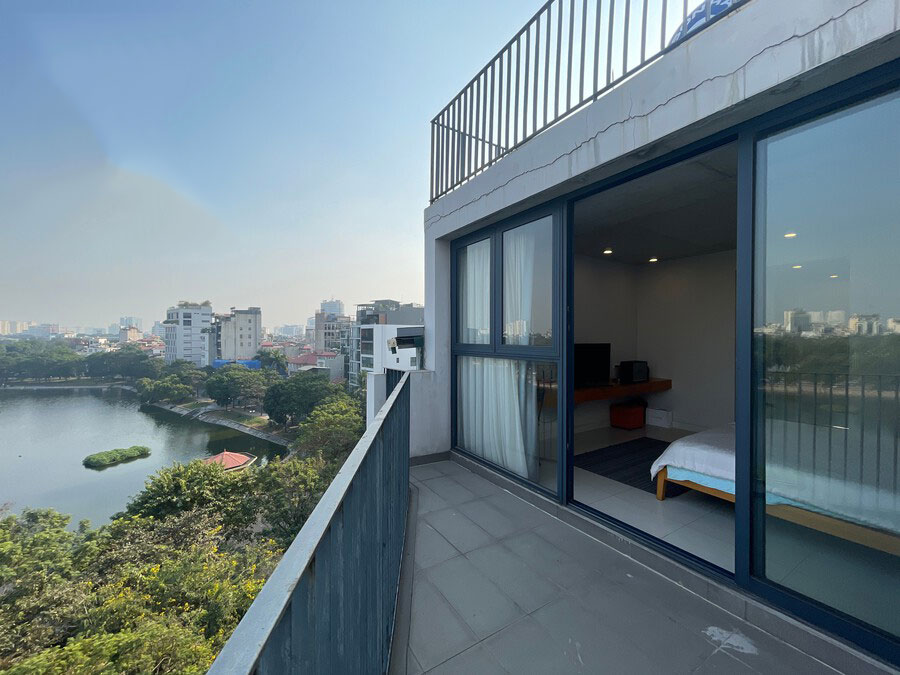 Amazing Lake View Duplex Apartment Rental in Ho Ba Mau, Dong Da