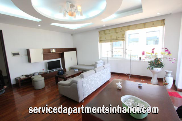 Amazing one bedroom Penthouse Apartment for rent in Ha Hoi Area, near Thien Quang lake
