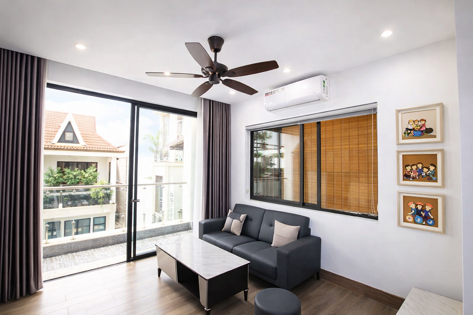 Artistic 2-Bedroom Apartment for Rent on Doi Can Street, Ba Dinh, Hanoi