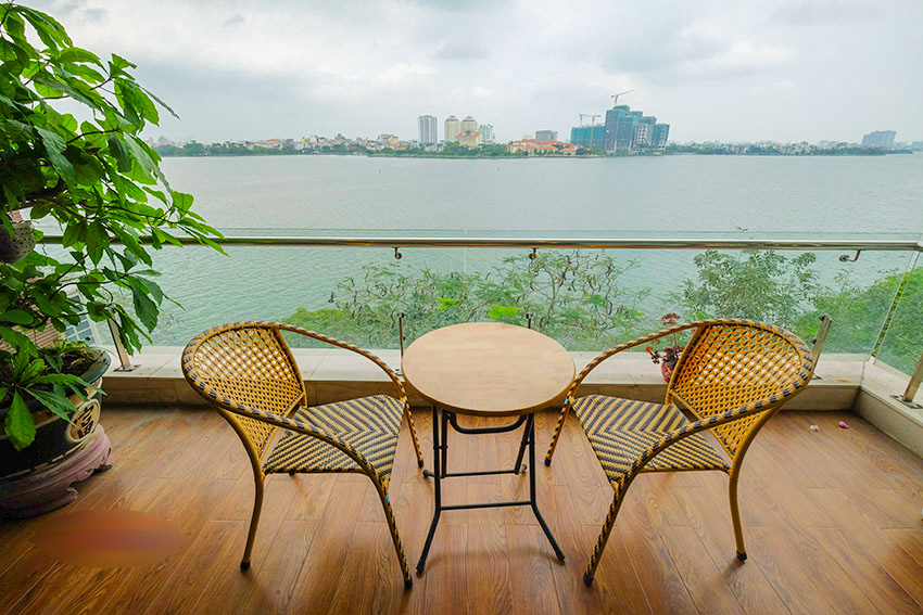 Amazing Lake view 2 Bedroom Apartment in Nhat Chieu Tay Ho, Modern Amenties