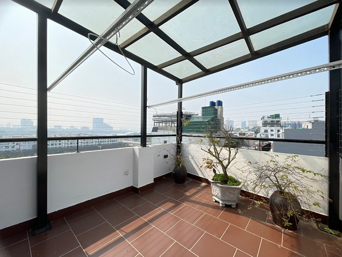 Balcony, lightful & big size One BR Apartment Rental in Trinh Cong Son str, Tay Ho