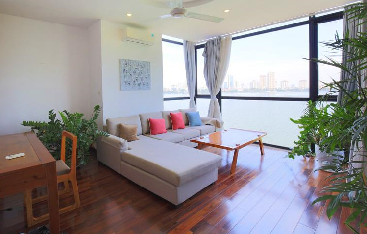 Beautiful 2+ bedroom Apartment for rent in Xom Chua area, Tay Ho, Panorama Lakeview