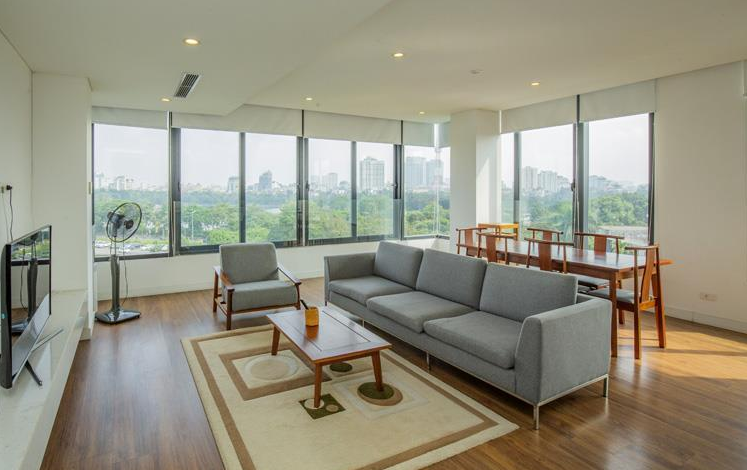 Beautiful Lake view & Contemporary 02 BR Apartment for rent in Ba mau Area, Hanoi