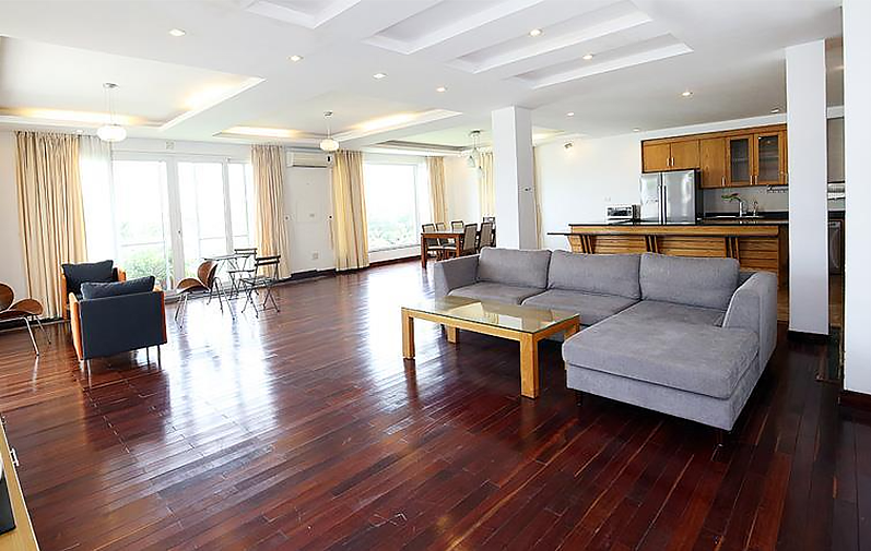 Beautiful & Spacious Lake View 3 Bedroom Apartment For Rent In Quang Khanh Str, Tay Ho