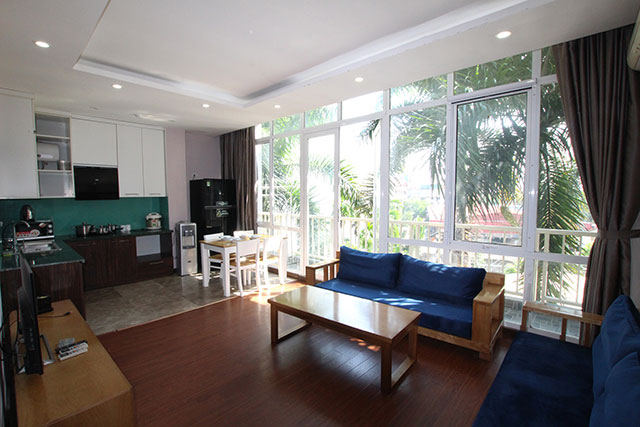 Beautiful Two Bedroom Apartment Rental in Tay Ho, Unique Terrace