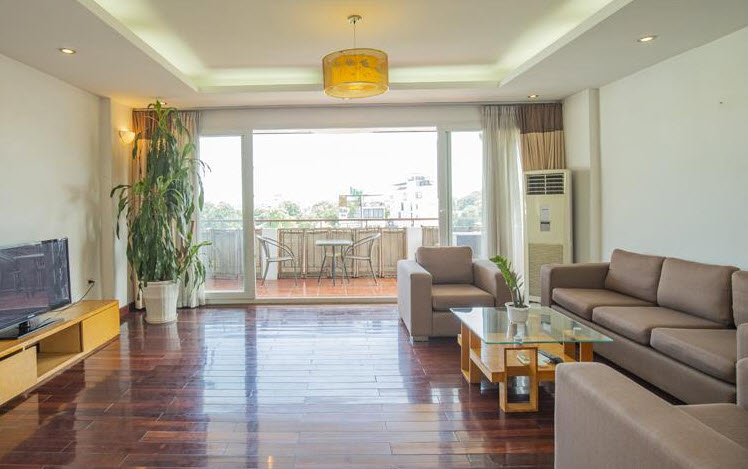 Big Balcony & Spacious Modern 02 BR Apartment for rent in Truc Bach Area, Ba Dinh