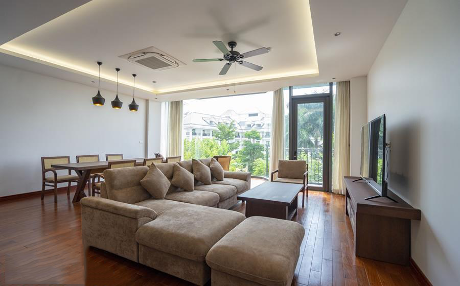 Create a comfortable living space in this huge 03 Bedroom Apartment rental in Truc Bach, Ba Dinh