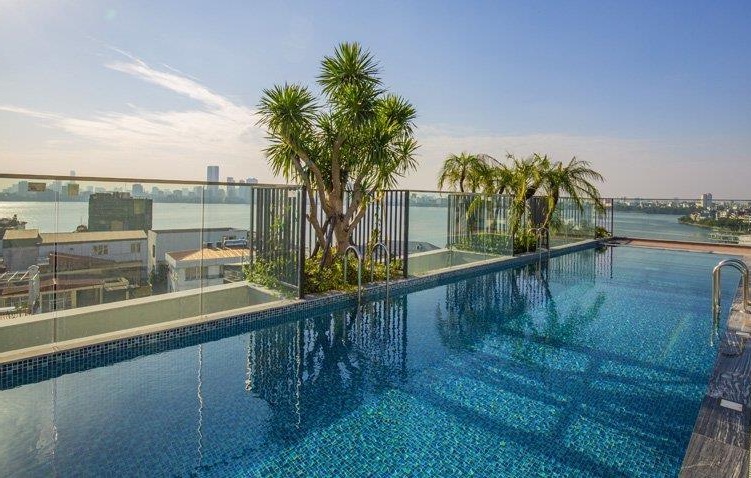 Brand new 2 bedroom apartment with a swimming pool in Tu Hoa, Tay Ho