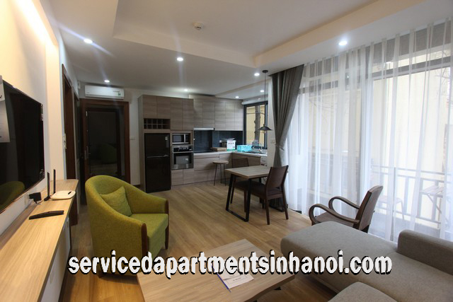 Brand New One Bedroom Flat Rental with Open View in Tay Ho, Hanoi