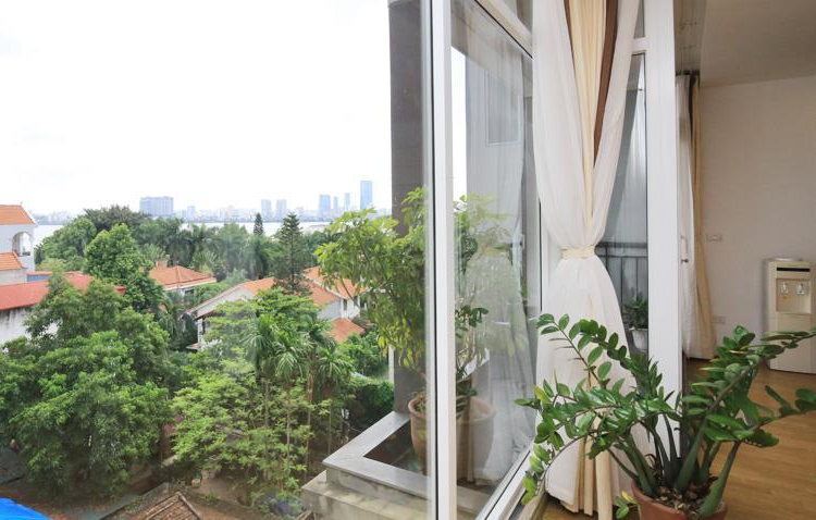 Bright and Airy serviced apartment for rent in Dang thai mai, 3 beds, open View & Lake View