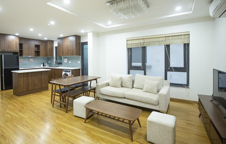 Bright And Comfortable 2 BR Apartment for rent in To Ngoc Van Str, Tay Ho, Modern Amenities