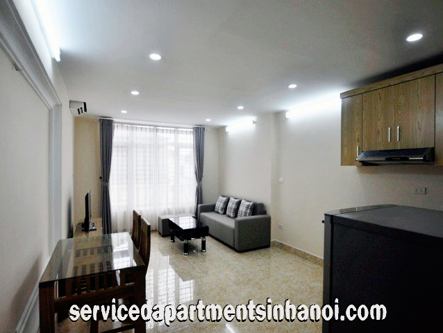 Bright and New Two Bedroom Apartment Rental in Van Cao street, Ba Dinh