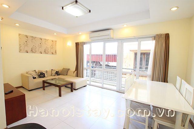 Bright and Spacious One Bedroom Apartment Rental in Hanoi Center