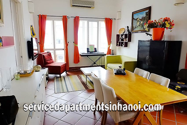 Bright and Spacious Two Bedroom Apartment Rental in Tay Ho district, Hanoi, Budget Price