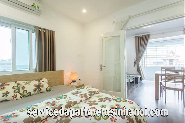 Bright One Bedroom Apartment for rent in Thuy Khue Str, Ba Dinh