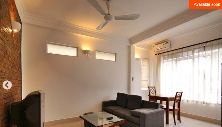 Bright one bedroom apartment for rent in To Ngoc Van, Tay Ho