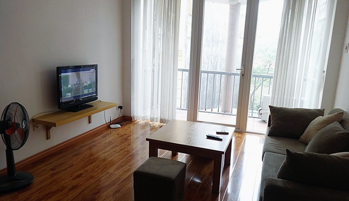 Bright One Bedroom Apartment With Balcony Rental in Hai Ba Trung, Hanoi