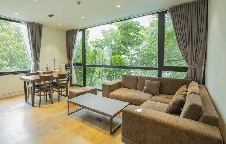 *Bright sunlight & Contemporary 01 Bedroom Apartment for rent in To Ngoc Van str, Tay Ho*
