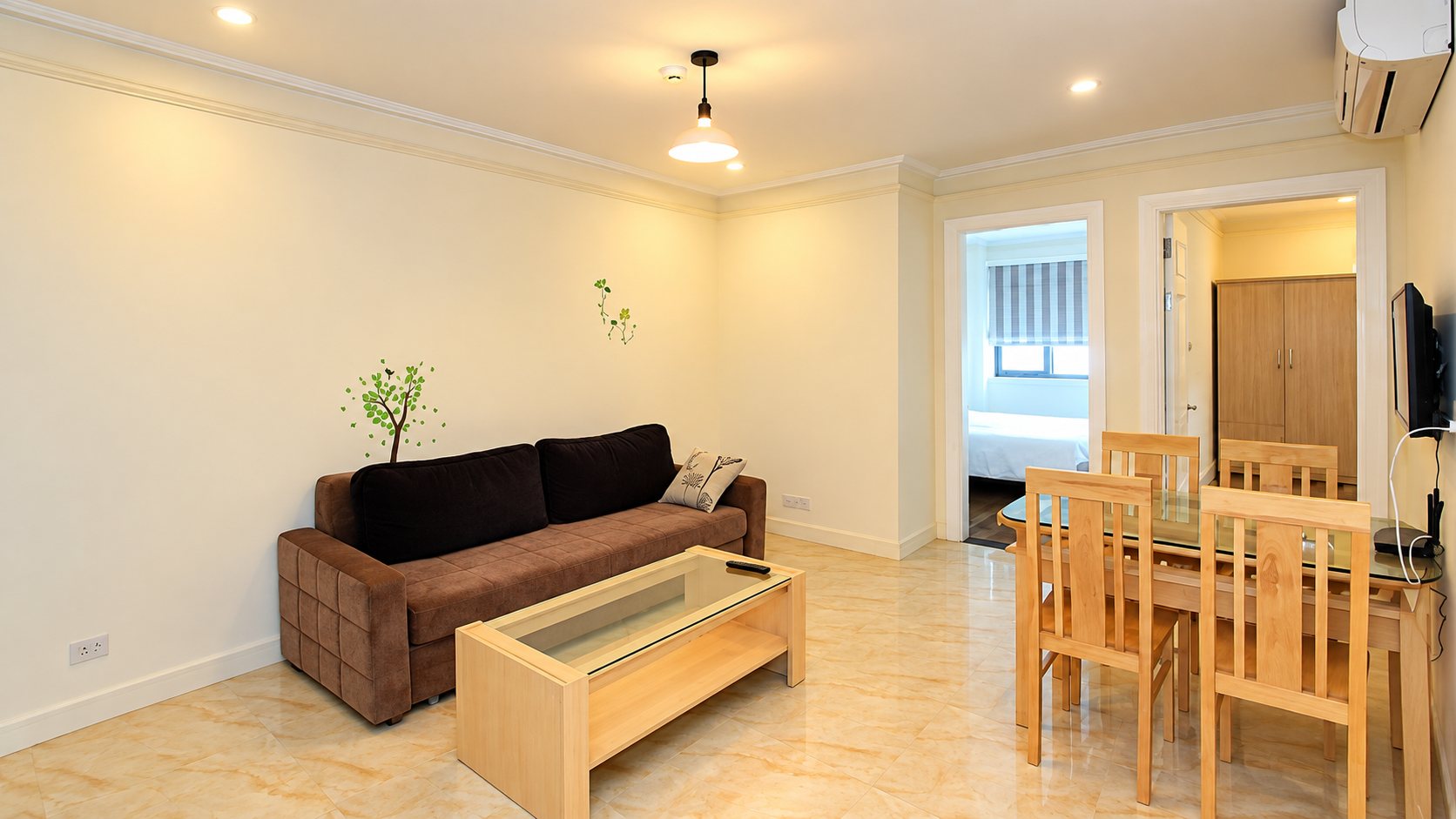 Bright Two Bedroom Apartment Rental in Doi Can Street, Ba Dinh