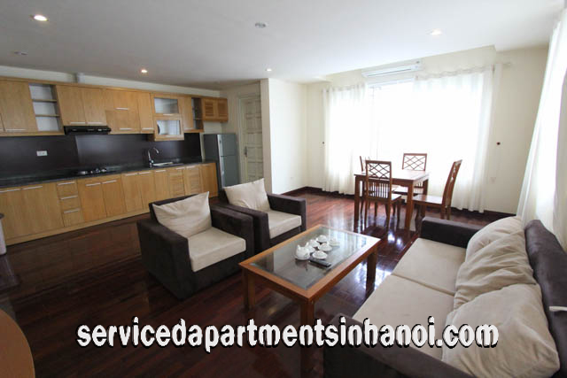 Bright Two Bedroom Apartment Rental in Ngoc Khanh Street, Ba Dinh