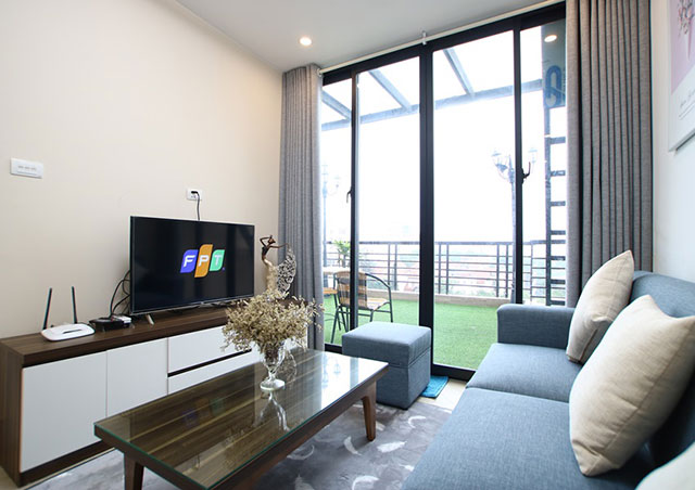 Central Apartment Rental in To Ngoc Van, West Lake @ Peaceful Chill Balcony