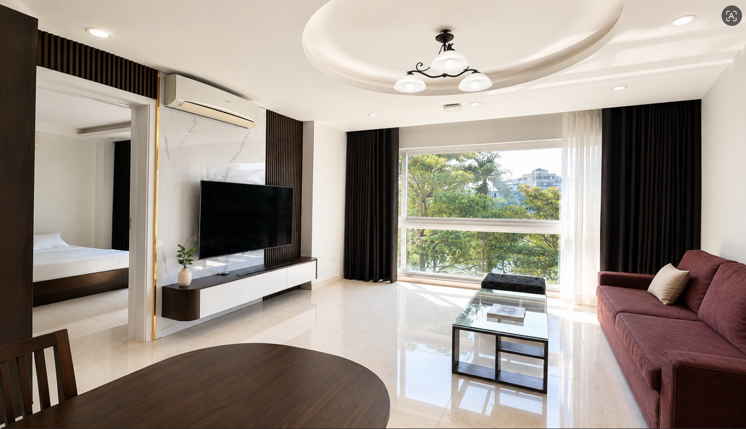Central Two Bedroom Apartment for rent in Truc Bach area, Ba Dinh