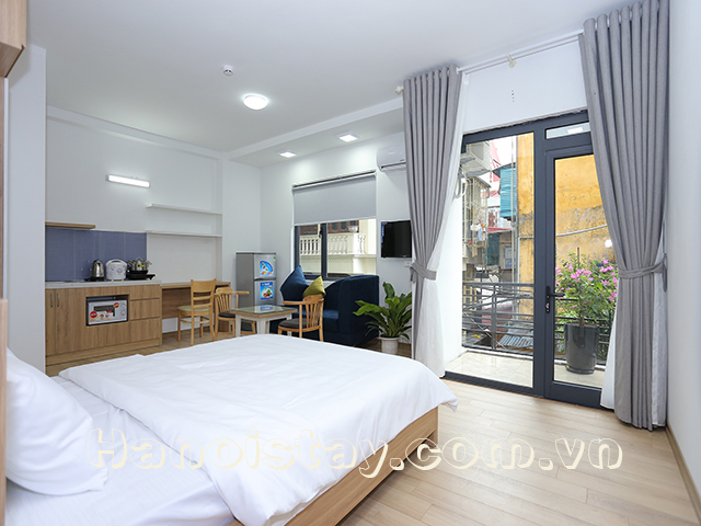 Cheap Serviced Apartment for rent in Giang Vo street, Ba Dinh