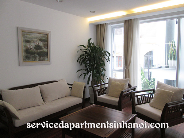 Clean and bright One bedroom flat in Dang Thai Mai street for rent