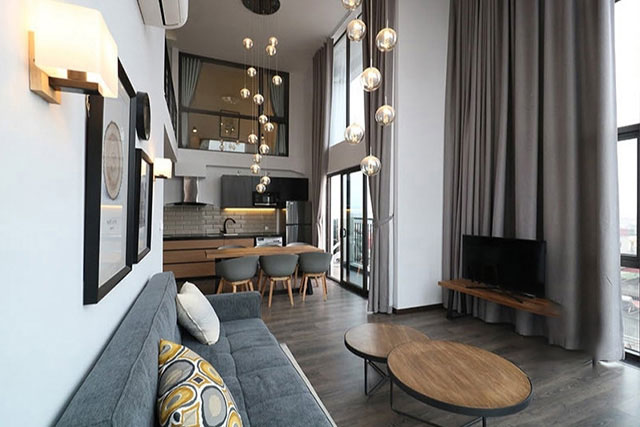 *Contemporary Hanoi duplex 02 BR Apartment for lease: Hip and Stylish*