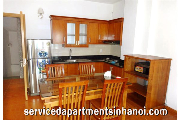 Convenient two bedroom apartment rental in Doi Can str, Ba Dinh