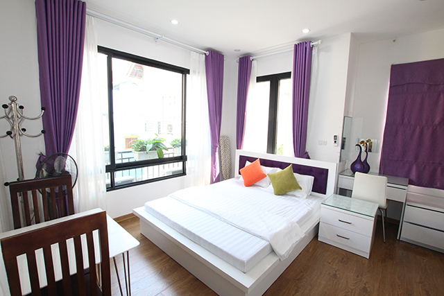 *Cozy Modern One Bedroom Apartment Rental in Xuan Dieu street, Tay Ho*