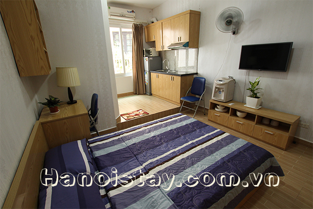 Cozy Serviced Apartment Rental in Dao Tan street, Ba Dinh