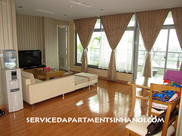 Cozy Two bedroom flat For rent with open balcony facing to Thu Le Lake