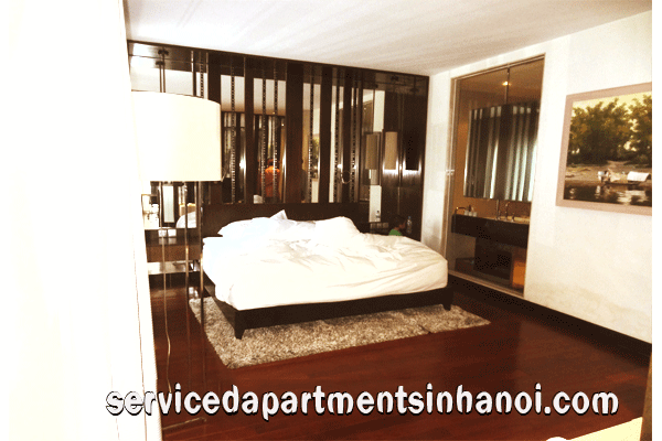 Deluxe Three Bedroom apartment rental in Golden West Lake Hanoi