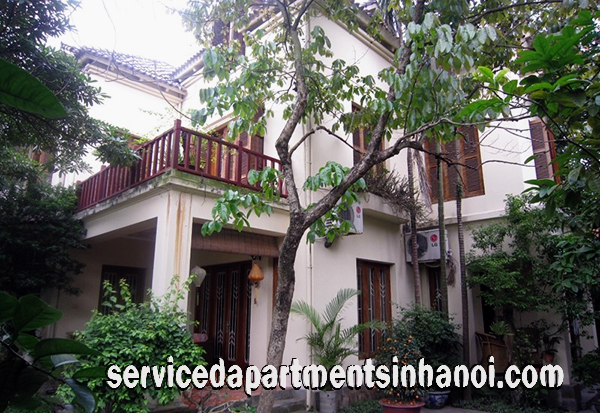 Five bedroom room Villa Rental in To Ngoc Van Street,  Tay ho With Large garden and Garage