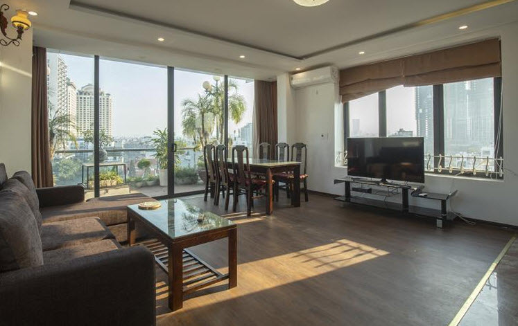 Full of Light 02 BR Apartment Rental in To ngoc Van str, Tay Ho